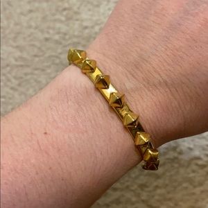 Gold spike cuff
